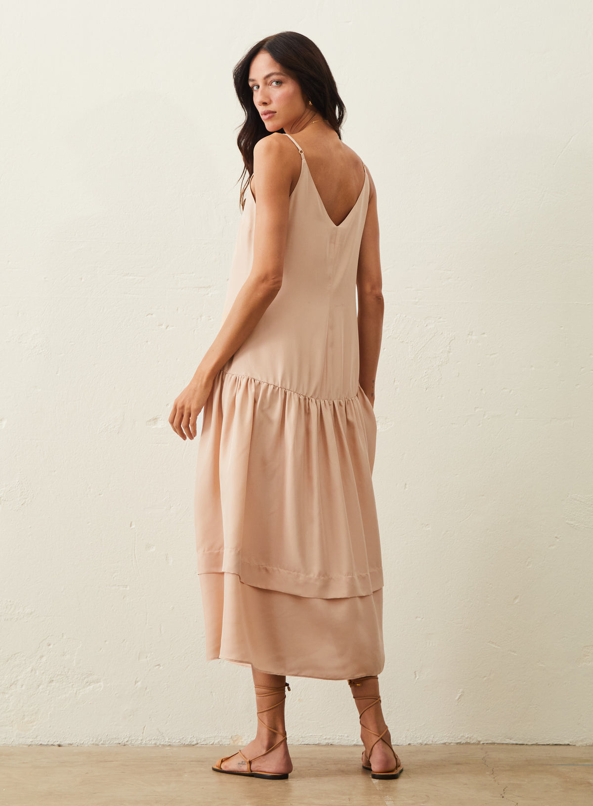 Vestido De Seda - Rosa