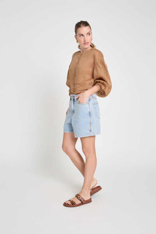Bermuda Jeans- Claro