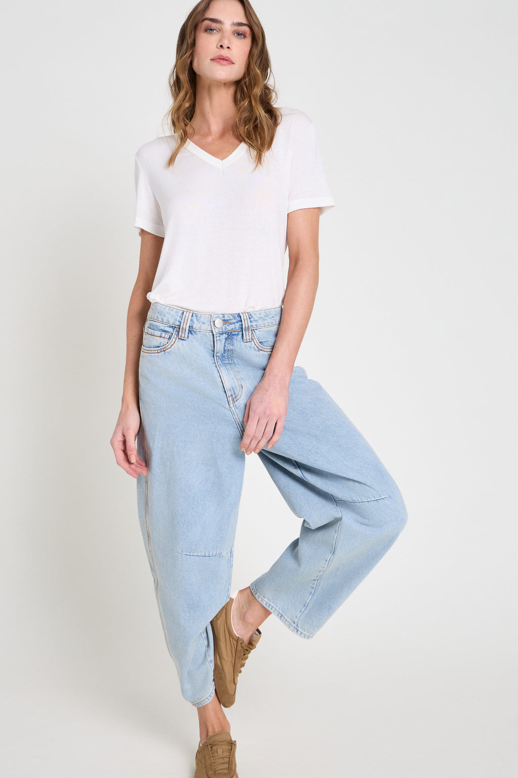 Calça Jeans Cenoura- Claro