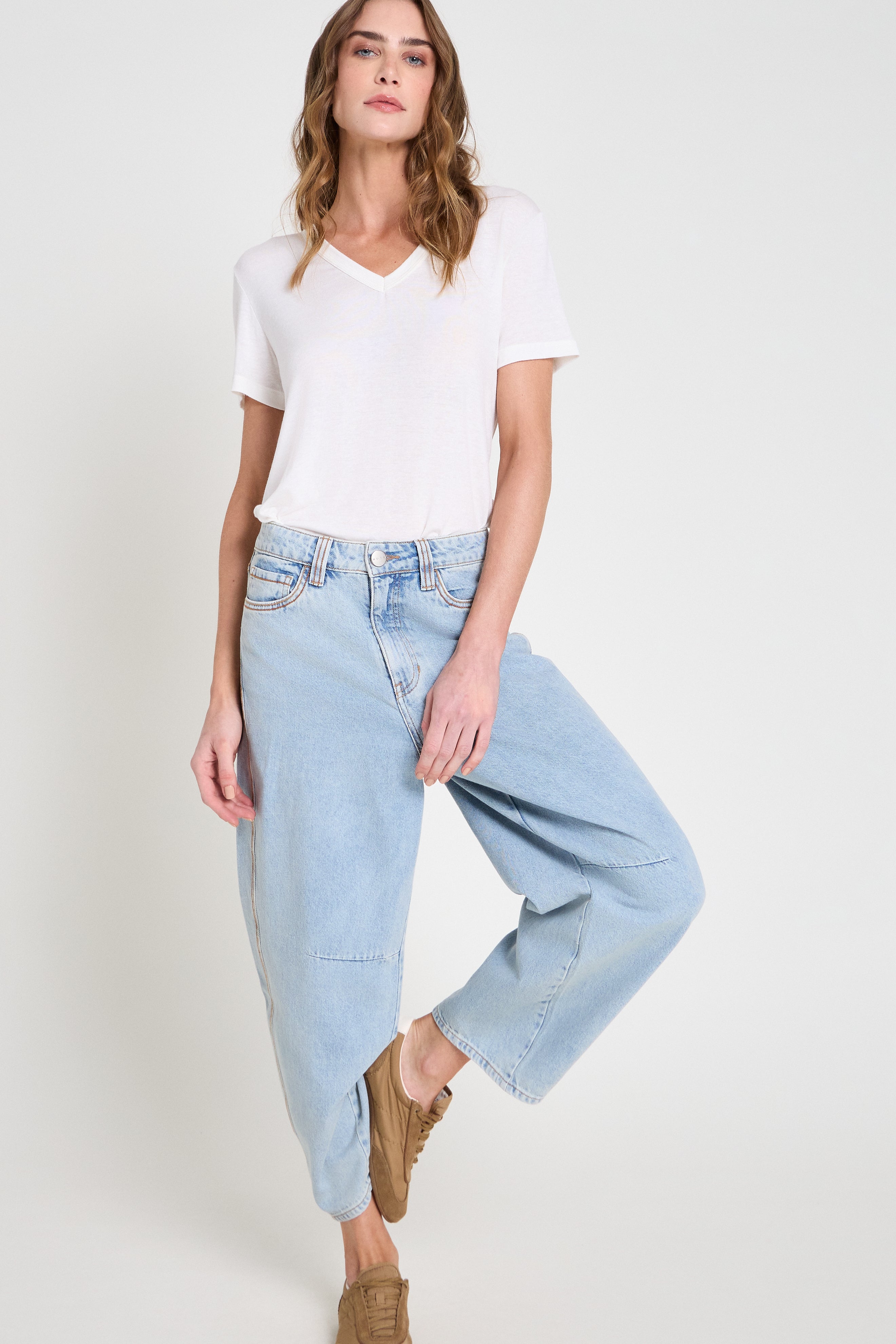 Calça Jeans Cenoura- Claro