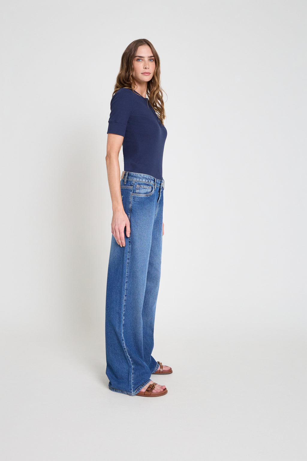 Blusa em malha - Marinho