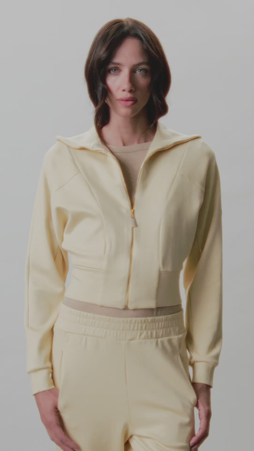 Calça De Moletom Reta - Amarelo