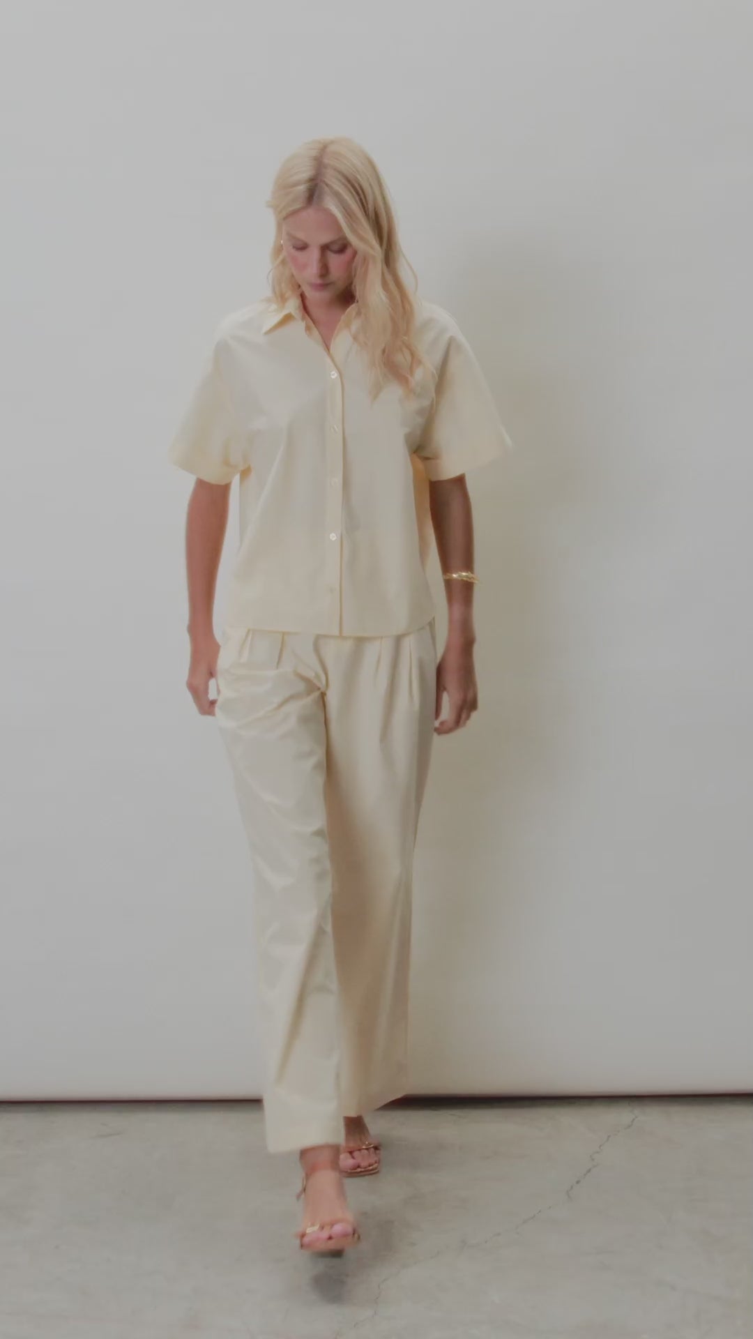 Camisa De Tricoline - Amarelo