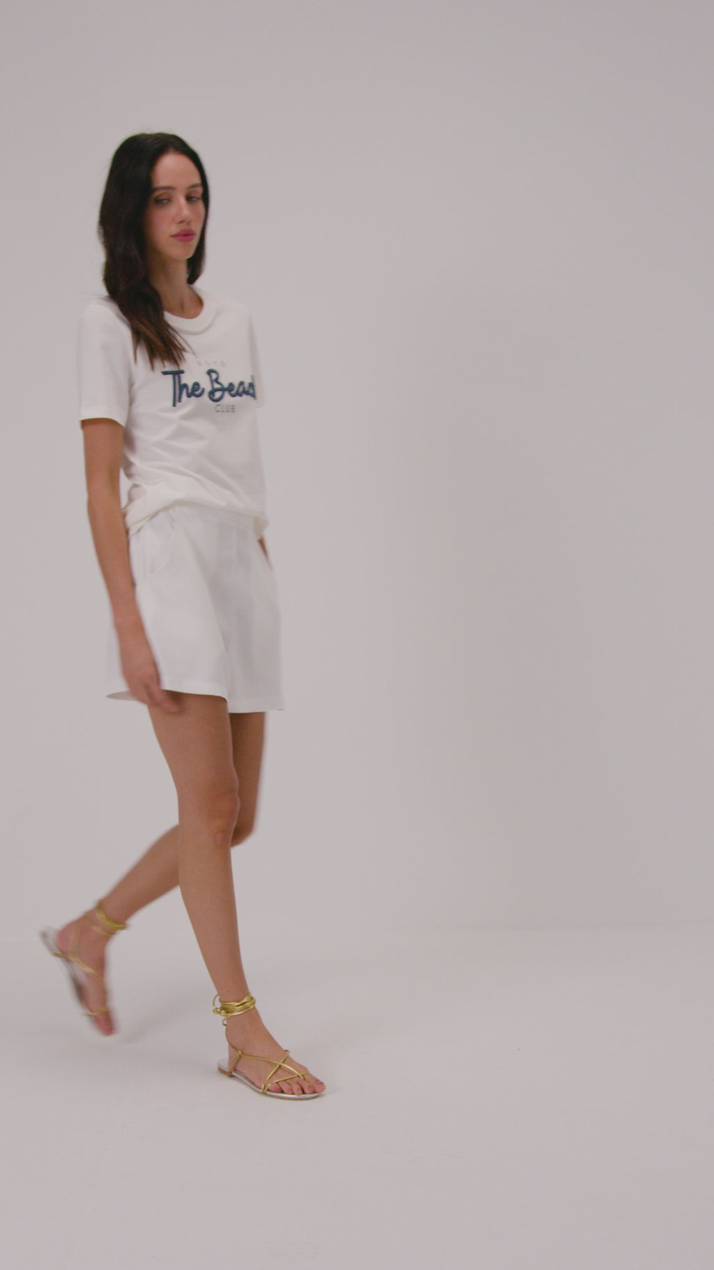 Camiseta em malha - Off White