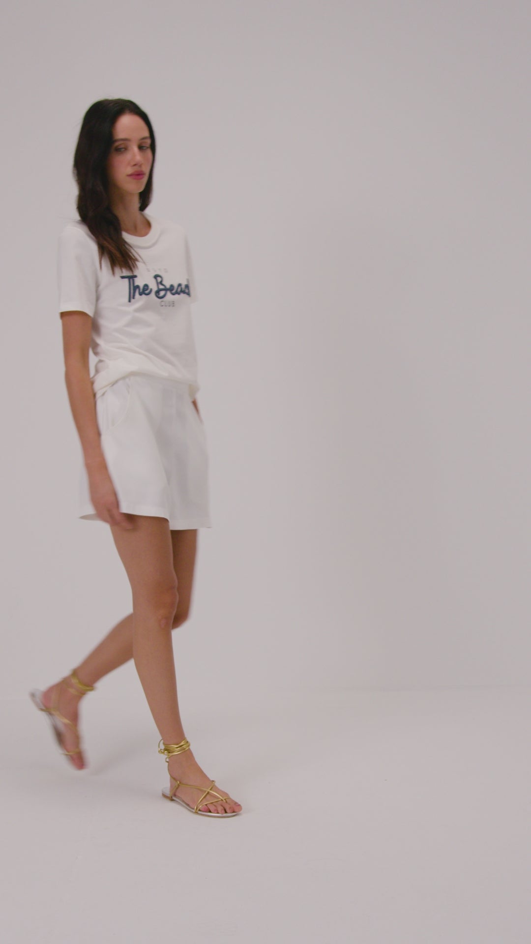 Camiseta em malha - Off White