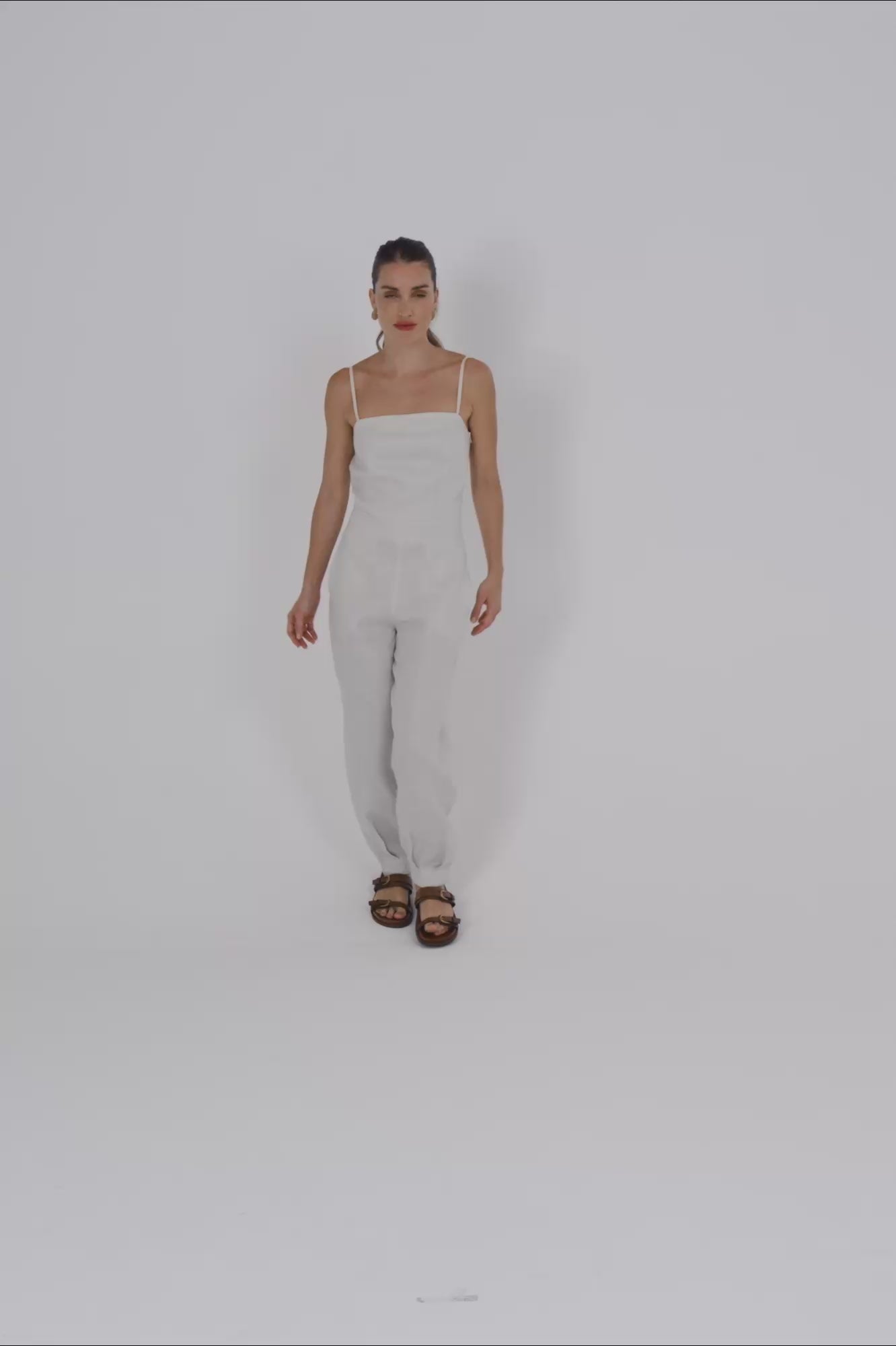 Macacão em linho - Papel