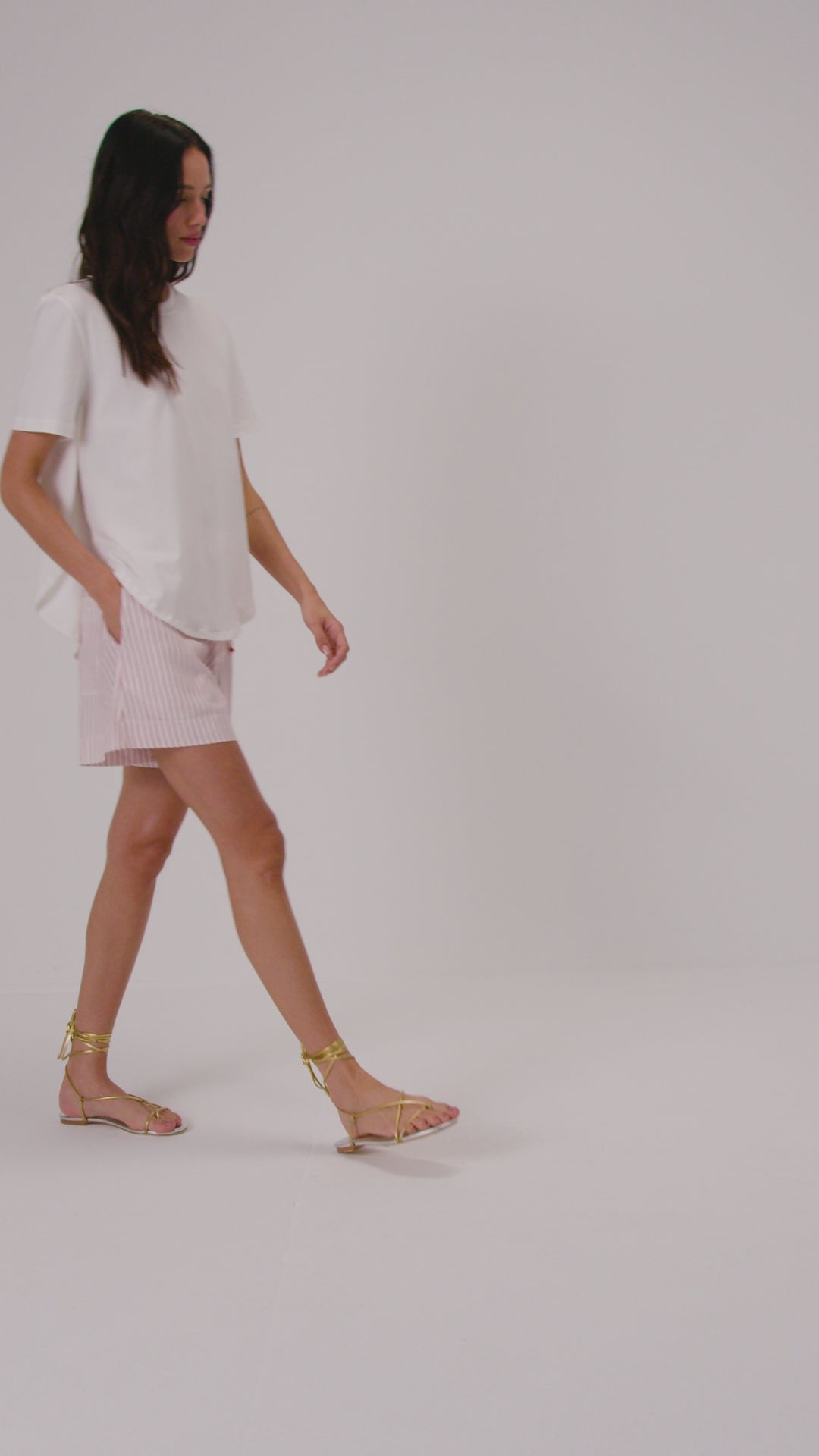 Camiseta em malha - Off White