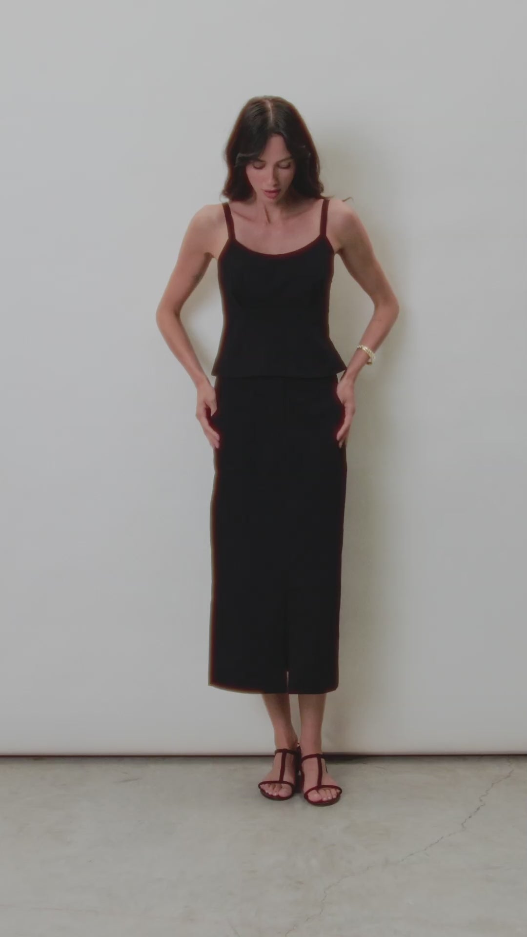 Blusa Em Gabardine - Preto