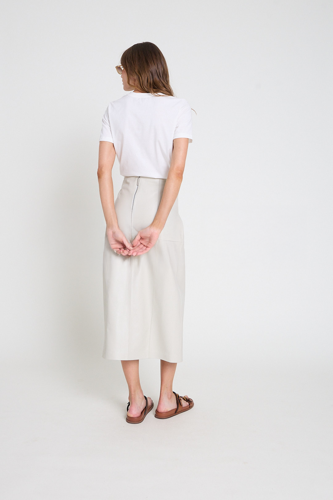 Camiseta em algodão- Off White